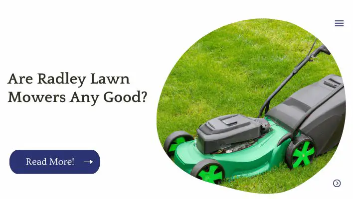 Are Radley Lawn Mowers Any Good? 