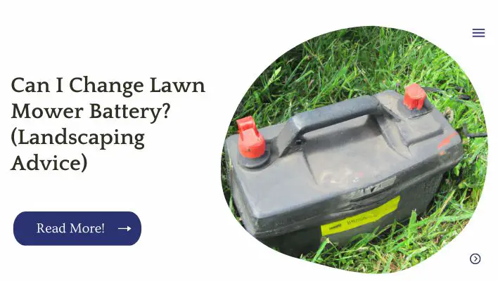 Can I Change Lawn Mower Battery? (Landscaping Advice) 