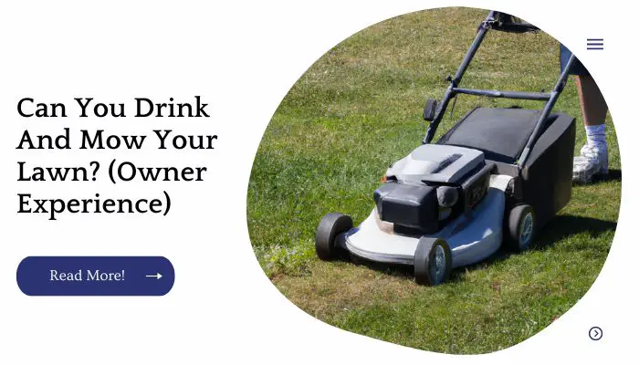 Can You Drink And Mow Your Lawn? (Owner Experience)