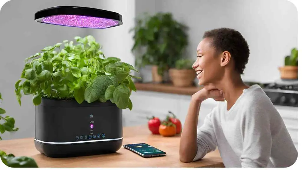grow your own herbs and vegetables with this smart indoor garden