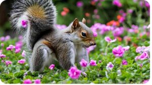 How Do I Get Rid Of Squirrels In My Flower Garden?