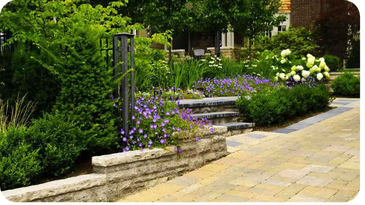How Do You Lay Pavers In Flower Beds?